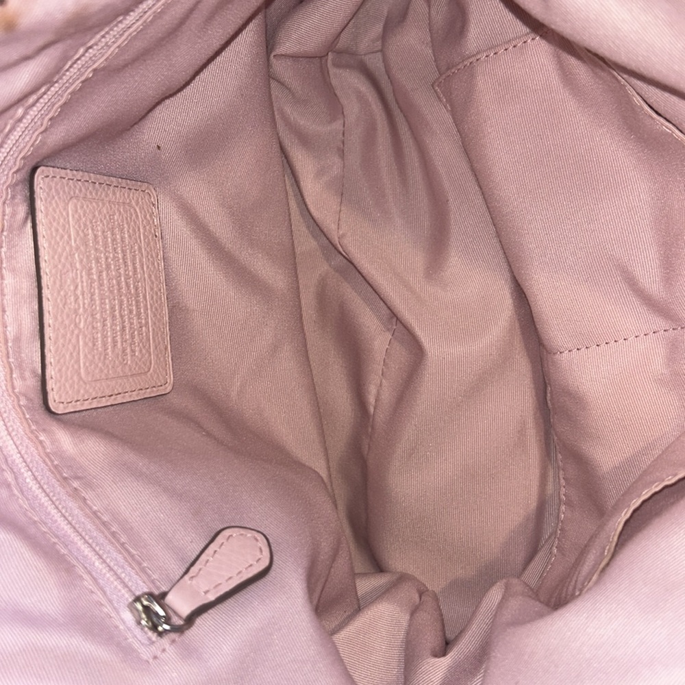 Coach Kelsey F36675 Pink pebbled Leather Women's Bag NWOT - Picture 11 of 11